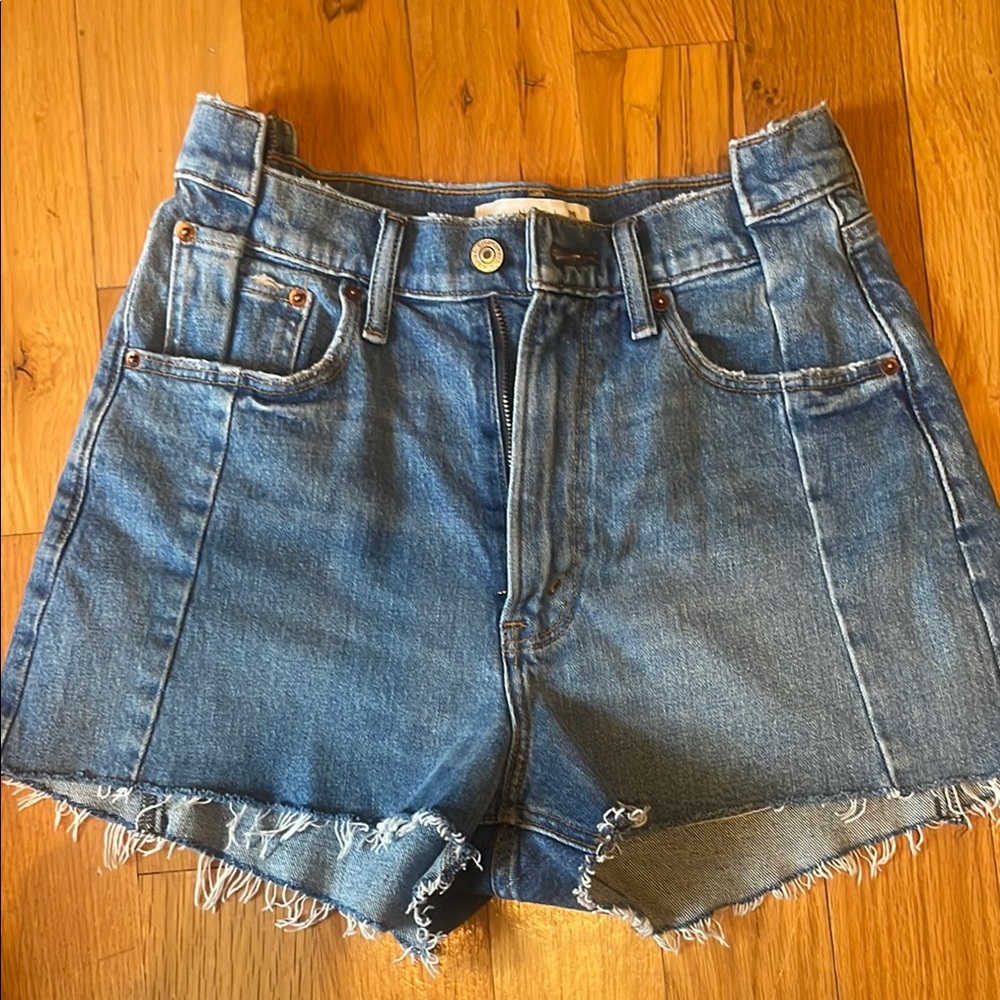 Abercrombie & Fitch High Rise Jean Shorts